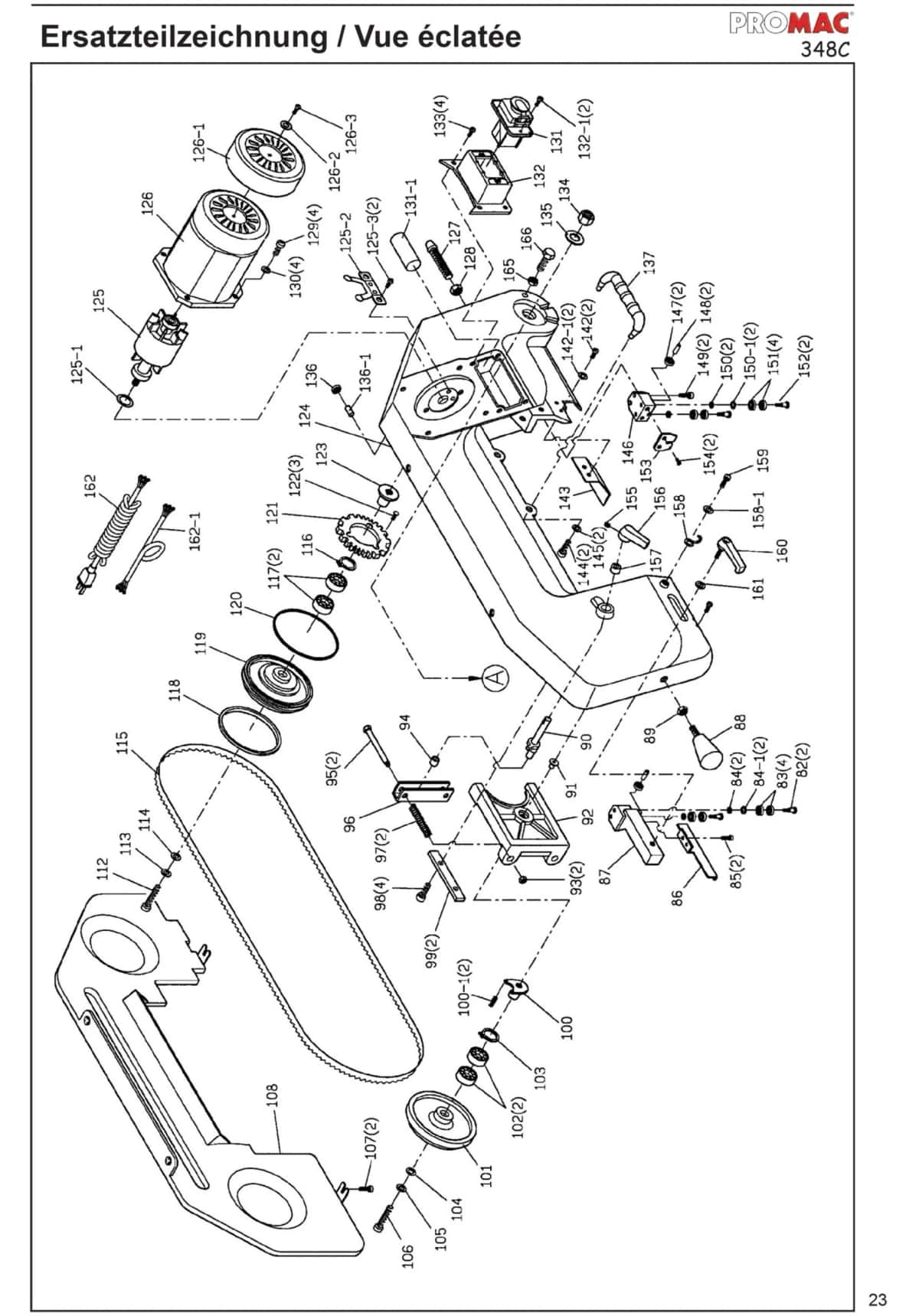 348C Scie à ruban 230 V, 0.37kW, capacité de coupe 100mm — Image 4
