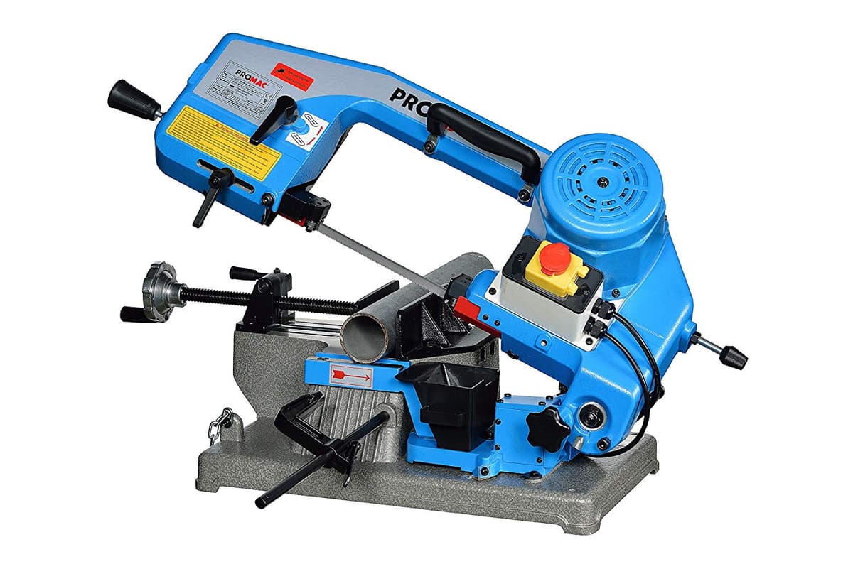 348C Scie à ruban 230 V, 0.37kW, capacité de coupe 100mm