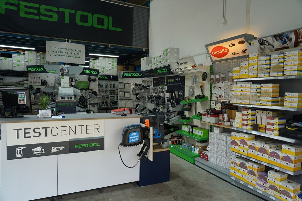 OUTILLAGE FESTOOL, CMT, MAKITA, LEMAN